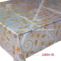 plastic printed pvc oilproof lightful table cloth